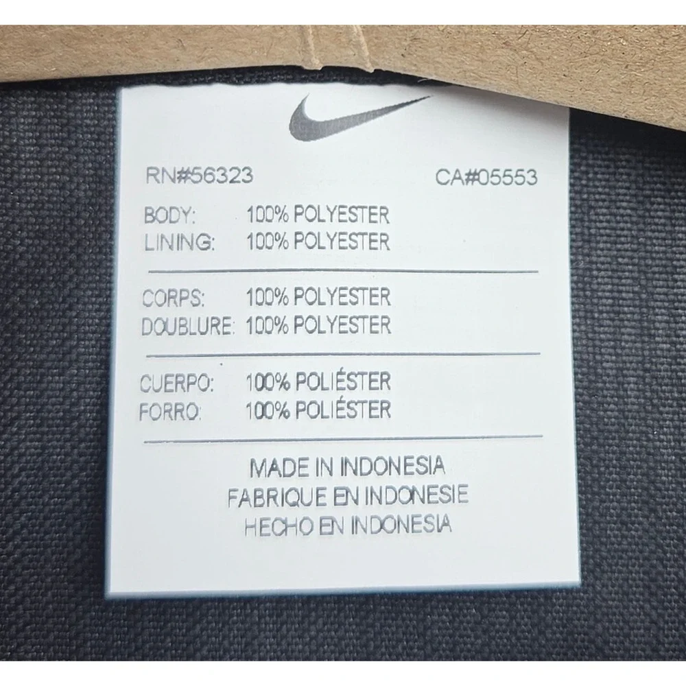 Nike Drawstring Gym Bag Sac Black Gold G Getting It Done Swoosh Sport Backpack